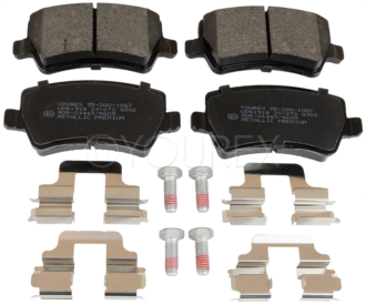 35-200-1067 - Brake pads set, Rear Axle - Bromsdelar Diverse Fabrikat - Brake Pads